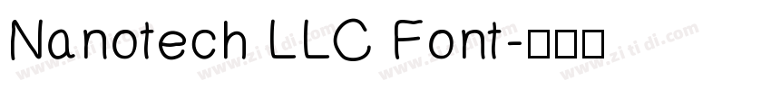 Nanotech LLC Font字体转换